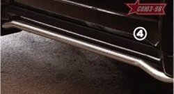 12 554 р. Защита штатных порогов Souz-96 (d42) Lexus RX 400H XU30 рестайлинг (2005-2009)  с доставкой в г. Калуга. Увеличить фотографию 1