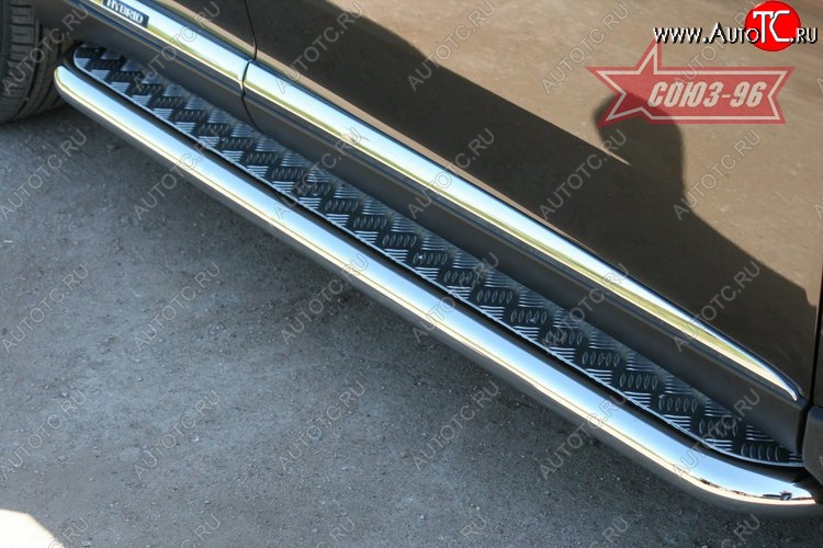 20 159 р. Пороги с алюминиевым листом Souz-96  Lexus RX  450H (2009-2012)  с доставкой в г. Калуга