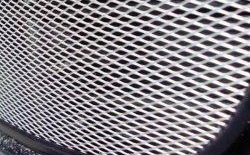 1 539 р. Защитная решётка в воздуховод автомобиля Russtal (хром)  Lifan X60 (2011-2015)  с доставкой в г. Калуга. Увеличить фотографию 1