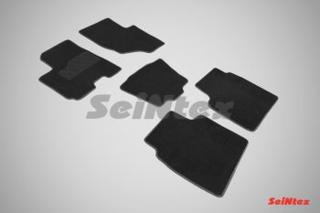 3 089 р. Комплект ворсовых ковриков в салон LUX Seintex  Lifan X60 (2011-2024) (Чёрный)  с доставкой в г. Калуга. Увеличить фотографию 1