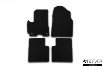 Коврики в салон Klever Standard (текстиль) Lifan X60 2-ой рестайлинг (2016-2024)  (Черные)