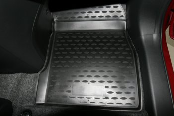 2 099 р. Коврики в салон (чёрные) Element  Mazda 2/Demio  DE (2007-2014)  с доставкой в г. Калуга. Увеличить фотографию 4