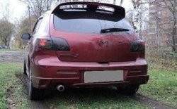 4 999 р. Накладка на задний бампер Sport CentreTuning Mazda 3/Axela BK дорестайлинг, хэтчбэк (2003-2006) (Неокрашенная)  с доставкой в г. Калуга. Увеличить фотографию 1