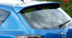 3 299 р. Спойлер M-VRS (без стоп-сигнала) Mazda 3/Axela BK дорестайлинг, хэтчбэк (2003-2006) (Неокрашенный)  с доставкой в г. Калуга. Увеличить фотографию 1