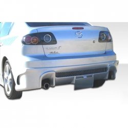 9 949 р. Задний бампер RAVEN DESIGN Mazda 3/Axela BK дорестайлинг седан (2003-2006) (Неокрашенный)  с доставкой в г. Калуга. Увеличить фотографию 1