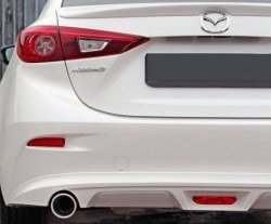 7 199 р. Диффузор заднего бампера Sport v1  Mazda 3/Axela  BM (2013-2016) (Неокрашенная)  с доставкой в г. Калуга. Увеличить фотографию 2