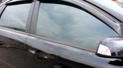 929 р. Комплект дефлекторов окон (ветровиков) 4 шт. Russtal Mazda 3/Axela BK дорестайлинг седан (2003-2006)  с доставкой в г. Калуга. Увеличить фотографию 1