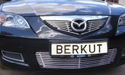 Декоративная вставка воздухозаборника Berkut Mazda 3/Axela BK дорестайлинг седан (2003-2006)