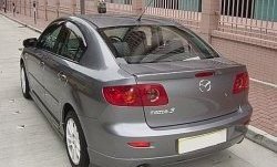 Лип спойлер CT Mazda 3/Axela BK рестайлинг седан (2006-2009)