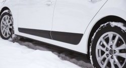 3 699 р. Молдинги RA Mazda 3/Axela BM дорестайлинг седан (2013-2016) (Поверхность глянец под окраску, Неокрашенные)  с доставкой в г. Калуга. Увеличить фотографию 1