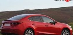 1 699 р. Лип спойлер M-VRS Mazda 3/Axela BM дорестайлинг седан (2013-2016) (Неокрашенный)  с доставкой в г. Калуга. Увеличить фотографию 4