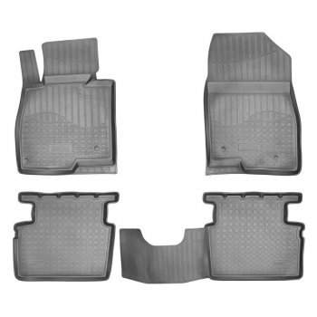 2 059 р. Комплект ковриков в салон Norplast Unidec Mazda 3/Axela BM дорестайлинг седан (2013-2016) (Цвет: черный)  с доставкой в г. Калуга. Увеличить фотографию 1