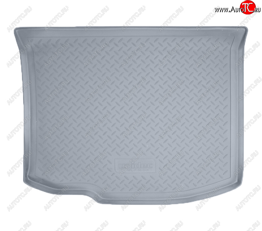 1 599 р. Коврик багажника Norplast Unidec  Mazda 3/Axela  BL (2009-2013) (Цвет: серый)  с доставкой в г. Калуга
