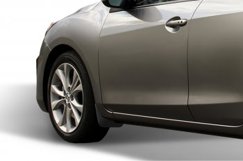 2 399 р. Брызговики Frosch (optimum, в коробке) Mazda 3/Axela BL рестайлинг седан (2011-2013) (Задние)  с доставкой в г. Калуга. Увеличить фотографию 2