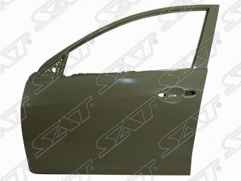 7 099 р. Левая дверь передняя SAT Mazda 3/Axela BL рестайлинг седан (2011-2013) (Неокрашенная)  с доставкой в г. Калуга. Увеличить фотографию 1