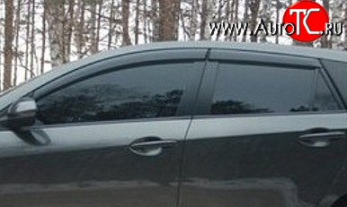 999 р. Комплект дефлекторов окон (ветровиков) 4 шт. Russtal  Mazda 3/Axela  BL (2009-2013)  с доставкой в г. Калуга