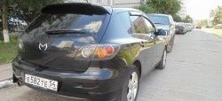 Клыки на задний бампер Style Mazda (Мазда) 3/Axela (ахелла)  BK (2003-2009) BK дорестайлинг, хэтчбэк, рестайлинг, хэтчбэк