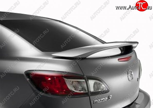 4 999 р. Спойлер CT Mazda 3/Axela BL дорестайлинг седан (2009-2011) (Неокрашенный)  с доставкой в г. Калуга