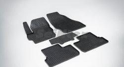 Износостойкие коврики в салон с рисунком Сетка SeiNtex Premium 4 шт. (резина) Mazda 3/Axela BL дорестайлинг седан (2009-2011)