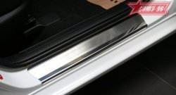 2 384 р. Накладки на внутренние пороги Souz-96 (без логотипа) Mazda 3/Axela BL рестайлинг, хэтчбэк (2011-2013)  с доставкой в г. Калуга. Увеличить фотографию 2