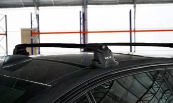 9 899 р. Багажник на крышу TURTLE Air3 (в штатные места с резьбовым соединением) Mazda 6 GG седан дорестайлинг (2002-2005) (черный)  с доставкой в г. Калуга. Увеличить фотографию 2