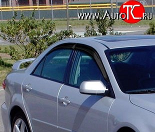 999 р. Комплект дефлекторов окон (ветровиков) 4 шт. Russtal Mazda 6 GG седан дорестайлинг (2002-2005)  с доставкой в г. Калуга