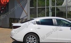 4 299 р. Козырёк на заднее стекло Sport Mazda 6 GJ дорестайлинг седан (2012-2015) (Неокрашенный)  с доставкой в г. Калуга. Увеличить фотографию 3