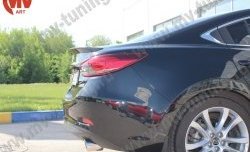 5 199 р. Лип спойлер Boomer Design  Mazda 6  GJ (2012-2018) (Неокрашенный)  с доставкой в г. Калуга. Увеличить фотографию 6