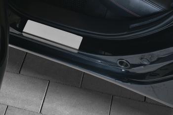 1 969 р. Накладки порожков салона Russtal  Mazda 6  GJ (2012-2015) (нержавейка шлифованная)  с доставкой в г. Калуга. Увеличить фотографию 3