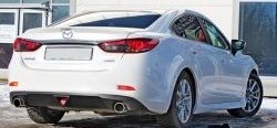 Диффузор заднего бампера Sport v1 Mazda (Мазда) 6  GJ (2015-2018) GJ 1-ый рестайлинг седан