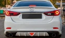 Диффузор заднего бампера Sport v2 Mazda (Мазда) 6  GJ (2012-2018) GJ дорестайлинг седан, 1-ый рестайлинг седан