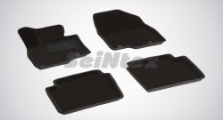 4 799 р. Износостойкие коврики в салон 3D MAZDA 6 13` черные (компл)  Mazda 6  GJ (2012-2018)  с доставкой в г. Калуга. Увеличить фотографию 1