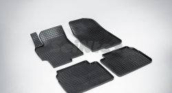 Износостойкие коврики в салон с рисунком Сетка SeiNtex Premium 4 шт. (резина) Mazda (Мазда) 6  GH (2007-2010) GH дорестайлинг седан