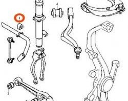228 р. Полиуретановая втулка стабилизатора передней подвески Точка Опоры (24 мм) Mazda Atenza GG лифтбэк дорестайлинг (2002-2005)  с доставкой в г. Калуга. Увеличить фотографию 2