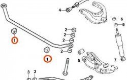 319 р. Полиуретановая втулка стабилизатора передней подвески Точка Опоры (24,5 мм)  Mazda B-Series (1998-2007)  с доставкой в г. Калуга. Увеличить фотографию 2