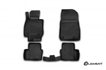 Комплект ковриков салона Element (полиуретан) АКПП Mazda CX-3 DK дорестайлинг (2014-2018)  (Черные)
