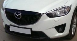 1 149 р. Реснички на фары Tuning-Sport v2  Mazda CX-5  KE (2011-2017) (Неокрашенные)  с доставкой в г. Калуга. Увеличить фотографию 1