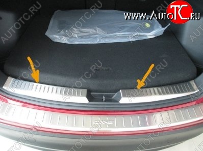 3 799 р. Металлический порожек в багажник автомобиля СТ  Mazda CX-5  KE (2011-2017)  с доставкой в г. Калуга