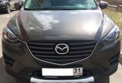 2 349 р. Накладка на передний бампер СТ v4 v4 Mazda CX-5 KE дорестайлинг (2011-2014) (Неокрашенная)  с доставкой в г. Калуга. Увеличить фотографию 2