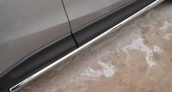 17 299 р. Защита порогов из круглой трубы диаметром 63 мм Russtal  Mazda CX-5  KE (2011-2017) (Защита порогов с со скосами на торцах (вариант 1))  с доставкой в г. Калуга. Увеличить фотографию 11