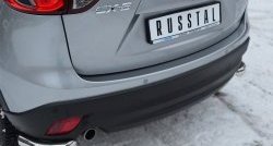 13 549 р. Защита заднего бампера (Ø63 мм уголки, нержавейка) Russtal  Mazda CX-5  KE (2011-2017)  с доставкой в г. Калуга. Увеличить фотографию 2