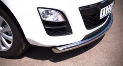 16 999 р. Одинарная защита переднего бампера диаметром 63 мм Russtal  Mazda CX-7  ER (2010-2012)  с доставкой в г. Калуга. Увеличить фотографию 2