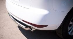 15 599 р. Одинарная защита заднего бампера из трубы диаметром 63 мм Russtal  Mazda CX-7  ER (2010-2012)  с доставкой в г. Калуга. Увеличить фотографию 3