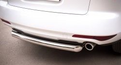 15 999 р. Одинарная защита заднего бампера из трубы диаметром 76 мм Russtal  Mazda CX-7  ER (2010-2012)  с доставкой в г. Калуга. Увеличить фотографию 3