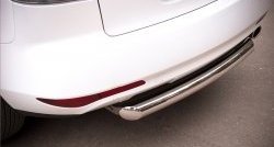 15 999 р. Одинарная защита заднего бампера из трубы диаметром 76 мм Russtal  Mazda CX-7  ER (2010-2012)  с доставкой в г. Калуга. Увеличить фотографию 1