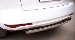 18 549 р. Защита заднего бампера (Ø75x42 мм, нержавейка) Russtal  Mazda CX-7  ER (2010-2012)  с доставкой в г. Калуга. Увеличить фотографию 2