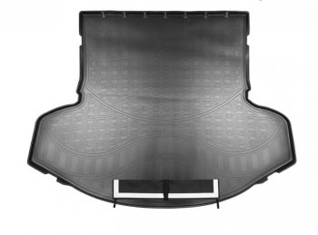 Коврик багажника Norplast (5 мест, сложенный 3 ряд) Mazda CX-9 TC дорестайлинг (2015-2024)  (Черный, с погрузочным ковриком (фартуком))