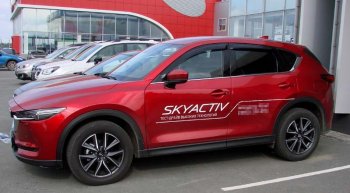 2 449 р. Дефлектора окон SIM  Mazda CX-5  KF (2016-2024)  с доставкой в г. Калуга. Увеличить фотографию 1