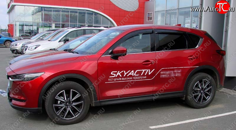 2 449 р. Дефлектора окон SIM  Mazda CX-5  KF (2016-2024)  с доставкой в г. Калуга