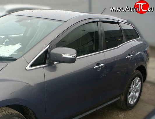 2 999 р. Дефлекторы окон (ветровики) Novline 4 шт  Mazda CX-7  ER (2006-2010)  с доставкой в г. Калуга